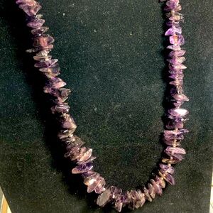 Chunky Amethyst necklace